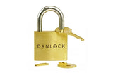 Close-up of the engraved DanLock puzzle lock, reviewed by puzzle experts like Chris Ramsay and a favorite for game nights and coffee table gatherings.